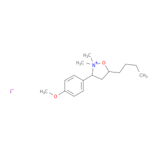 Isoxazolidinium, 5-butyl-3-(4-methoxyphenyl)-2,2-dimethyl-, iodide