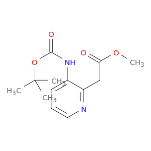 2-Pyridineacetic acid, 3-[[(1,1-dimethylethoxy)carbonyl]amino]-, methyl ester