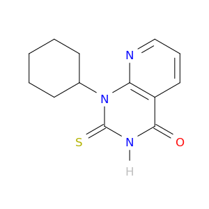 Pyrido[2,3-d]pyrimidin-4(1H)-one, 1-cyclohexyl-2,3-dihydro-2-thioxo-