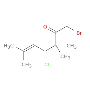 5-Hepten-2-one, 1-bromo-4-chloro-3,3,6-trimethyl-