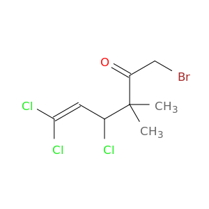 5-Hexen-2-one, 1-bromo-4,6,6-trichloro-3,3-dimethyl-