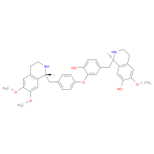 (1r)-1-[3-(4-{[(1r)-6,7-dimethoxy-1,2,3,4-tetrahydroisoquinolin-1-yl]methyl}phenoxy)-4-hydroxybenzyl]-6-methoxy-1,2,3,4-tetrahydroisoquinolin-7-ol