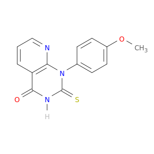 Pyrido[2,3-d]pyrimidin-4(1H)-one,2,3-dihydro-1-(4-methoxyphenyl)-2-thioxo-