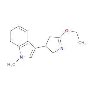 1H-Indole, 3-(5-ethoxy-3,4-dihydro-2H-pyrrol-3-yl)-1-methyl-