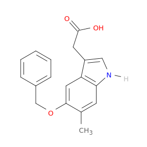 5-苄氧基-6-甲基吲哚-3-乙酸