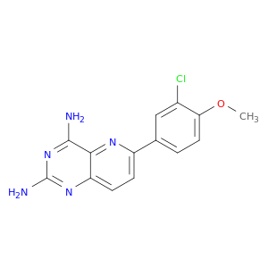 Pyrido[3,2-d]pyrimidine-2,4-diamine, 6-(3-chloro-4-methoxyphenyl)-