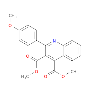 3,4-Quinolinedicarboxylic acid, 2-(4-methoxyphenyl)-, dimethyl ester