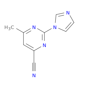 2-(1H-Imidazol-1-yl)-6-methylpyrimidine-4-carbonitrile