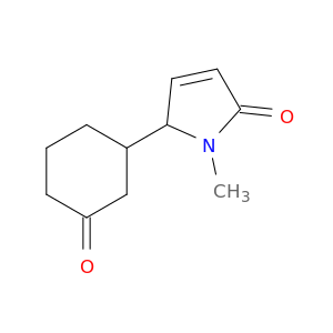 2H-Pyrrol-2-one, 1,5-dihydro-1-methyl-5-(3-oxocyclohexyl)-