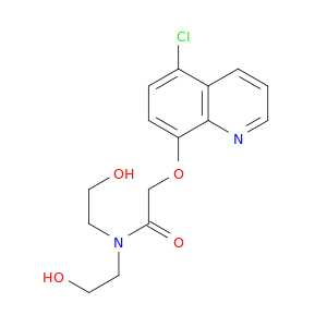 Acetamide, 2-[(5-chloro-8-quinolinyl)oxy]-N,N-bis(2-hydroxyethyl)-