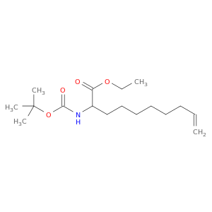 9-Decenoic acid, 2-[[(1,1-dimethylethoxy)carbonyl]amino]-, ethyl ester