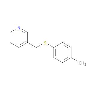 Pyridine, 3-[[(4-methylphenyl)thio]methyl]-