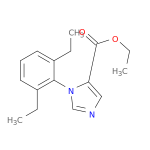 1H-Imidazole-5-carboxylic acid, 1-(2,6-diethylphenyl)-, ethyl ester