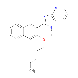 1H-Imidazo[4,5-b]pyridine, 2-[3-(pentyloxy)-2-naphthalenyl]-