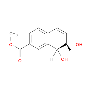2-Naphthalenecarboxylic acid, 7,8-dihydro-7,8-dihydroxy-, methyl ester, (7S,8R)-
