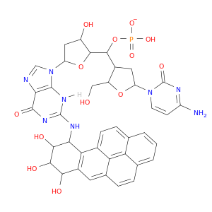 [5-(4-amino-2-oxo-pyrimidin-1-yl)-2-(hydroxymethyl)tetrahydrofuran-3-yl][3-hydroxy-5-[6-oxo-2-[(7,8,9-trihydroxy-7,8,9,10-tetrahydrobenzo[a]pyren-10-yl)amino]-3h-purin-9-yl]tetrahydrofuran-2-yl]methyl hydrogen phosphate