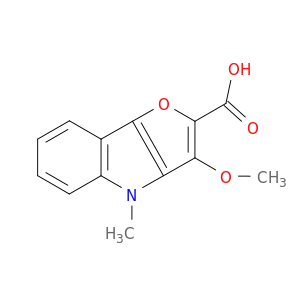 4H-Furo[3,2-b]indole-2-carboxylic acid, 3-methoxy-4-methyl-