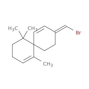 Spiro[5.5]undeca-1,7-diene, 9-(bromomethylene)-1,5,5-trimethyl-, (E)-