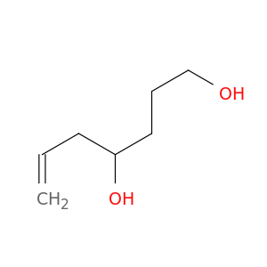 6-Heptene-1,4-diol
