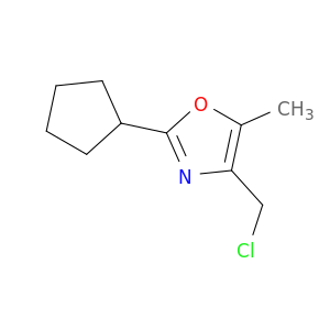 Oxazole, 4-(chloromethyl)-2-cyclopentyl-5-methyl-