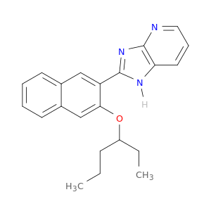 1H-Imidazo[4,5-b]pyridine, 2-[3-(1-ethylbutoxy)-2-naphthalenyl]-