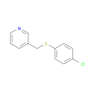 Pyridine, 3-[[(4-chlorophenyl)thio]methyl]-