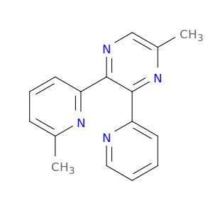 Pyrazine, 5-methyl-2-(6-methyl-2-pyridinyl)-3-(2-pyridinyl)-