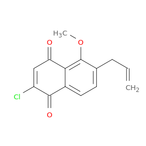 1,4-Naphthalenedione, 2-chloro-5-methoxy-6-(2-propenyl)-