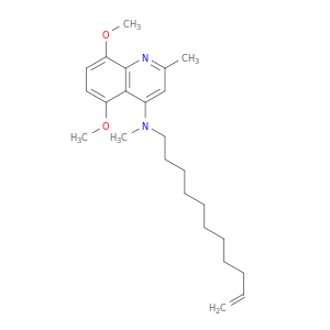 4-Quinolinamine, 5,8-dimethoxy-N,2-dimethyl-N-10-undecenyl-