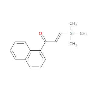 2-Propen-1-one, 1-(1-naphthalenyl)-3-(trimethylsilyl)-, (E)-