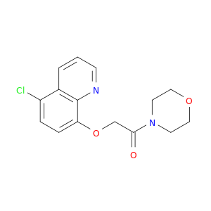 Morpholine, 4-[[(5-chloro-8-quinolinyl)oxy]acetyl]-