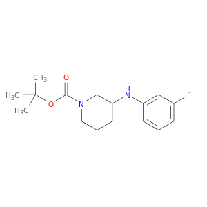 1-Piperidinecarboxylicacid, 3-[(3-fluorophenyl)amino]-, 1,1-dimethylethyl ester