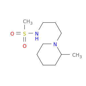 Methanesulfonamide, N-[3-(2-methyl-1-piperidinyl)propyl]-