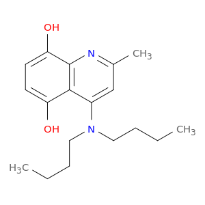 5,8-Quinolinediol, 4-(dibutylamino)-2-methyl-