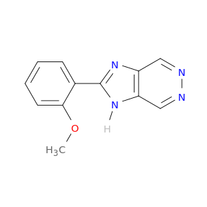 1H-Imidazo[4,5-d]pyridazine, 2-(2-methoxyphenyl)-
