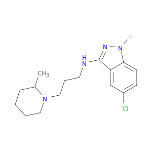 1H-Indazol-3-amine, 5-chloro-N-[3-(2-methyl-1-piperidinyl)propyl]-