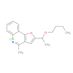 Furo[3,2-c]quinoline, 2-(1-butoxyethyl)-4-methyl-, hydrochloride