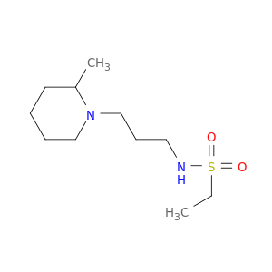 Ethanesulfonamide, N-[3-(2-methyl-1-piperidinyl)propyl]-