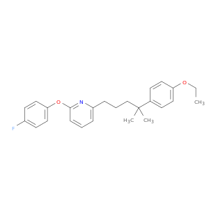 Pyridine, 2-[4-(4-ethoxyphenyl)-4-methylpentyl]-6-(4-fluorophenoxy)-