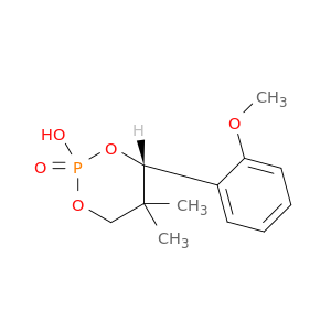 1,3,2-二氧杂磷酸,2-羟基-4-(2-甲氧基苯基)-5,5-二甲基-,2氧化物,(4S)-
