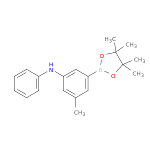 Benzenamine,3-methyl-N-phenyl-5-(4,4,5,5-tetramethyl-1,3,2-dioxaborolan-2-yl)-