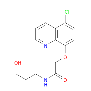 Acetamide, 2-[(5-chloro-8-quinolinyl)oxy]-N-(3-hydroxypropyl)-