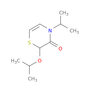 2H-1,4-Thiazin-3(4H)-one, 2-(1-methylethoxy)-4-(1-methylethyl)-