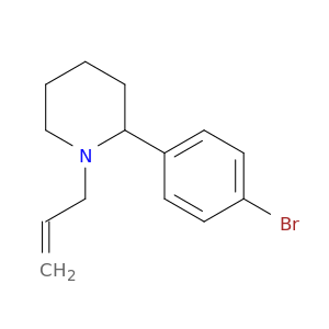 2-(4-溴苯基)-1-(2-丙烯-1-基)哌啶