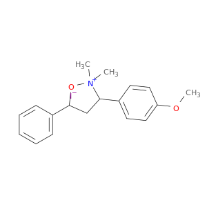 Isoxazolidinium, 3-(4-methoxyphenyl)-2,2-dimethyl-5-phenyl-, iodide