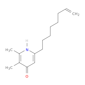 4(1H)-Pyridinone, 2,3-dimethyl-6-(7-octenyl)-