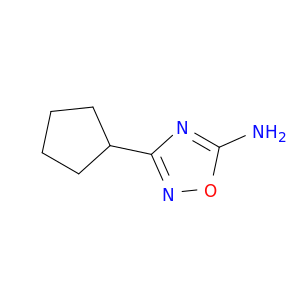 3-cyclopentyl-1,2,4-oxadiazol-5-amine