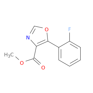 methyl 5-(2-fluorophenyl)-1,3-oxazole-4-carboxylate