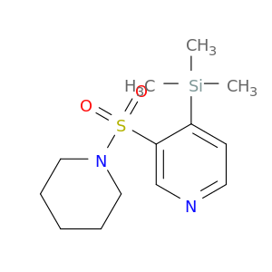Piperidine, 1-[[4-(trimethylsilyl)-3-pyridinyl]sulfonyl]-