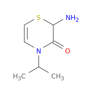 2H-1,4-Thiazin-3(4H)-one, 2-amino-4-(1-methylethyl)-